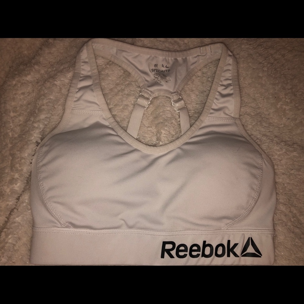White sports bra